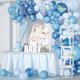 thumbnail image 2 of Juego de arcos con forma de guirnalda de globos, 106 piezas, diseño de mariposas azules, 2 of 2