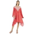 thumbnail image 3 of Moomaya Womens Summer Beachwear&nbsp;Party&nbsp;Kimono&nbsp;Kaftan&nbsp;Printed&nbsp;Caftan Gown Maxi Dress, 3 of 7