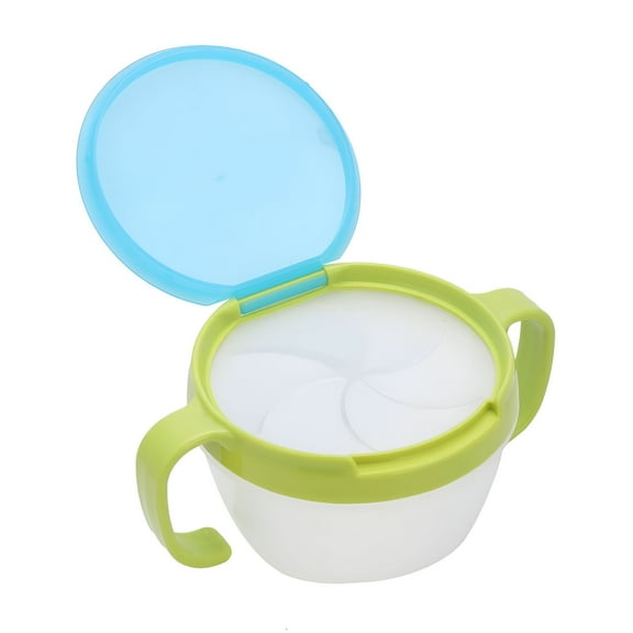 ACDANC Toddler Snack Cups, Snack Cups for Toddlers Spill Proof, Portable Baby Treat Holders with Double Handle Dust Proof Lid for Children Baby Toddlers(Pink)