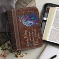 thumbnail image 6 of HELLHERO Colorful Lion Butterfly Print Bible Cover, Large Capacity PU Leather Bible Case for Prayer Church, Protective Bible Carrying Case, 6 of 12