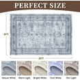 thumbnail image 2 of D Boho Area Rug for Living Room Machine Washable Rug Non Slip Carpet Soft Living Room Rug Room Decor Rugs for Bedroom Kids Playroom, 2 of 7