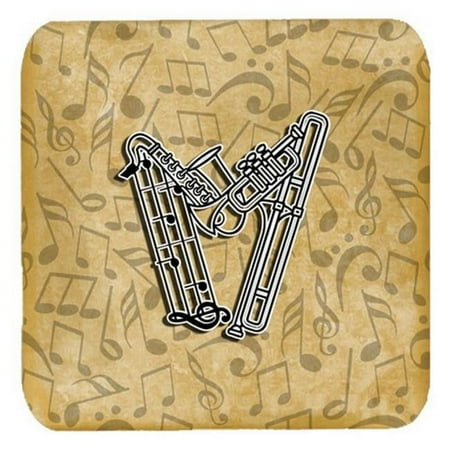 

Letter W Musical Instrument Alphabet Foam Coasters- Set Of 4