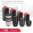 thumbnail image 4 of XPIX Small Neoprene Pouch Bag for DSLR Camera Lenses (Canon, Nikon, Sony, Olympus,Fujfilm,Panasonic, and More), 4 of 5