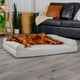 thumbnail image 3 of Furhaven Cama ortopédica para perros grandes con refuerzos extraíbles y funda lavable, para perros de hasta 95 libras - Sofá acolchado - Gris plateado, Jumbo/XL, 3 of 5