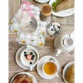 thumbnail image 4 of Blue Easter Bunny Kitchen Dish Towels for Drying Dishes Set of 2, Spring Daisy Modern Gray Buffalo Plaid Waffle Weave Microfiber Hand Tea Bathroom Towels Quick Dry & Absorbent Towel 15.7x23.6, 4 of 7
