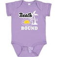 thumbnail image 3 of Inktastic Beach Bound with Sun and Palm Trees Boys or Girls Baby Bodysuit, 3 of 5