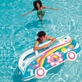 thumbnail image 2 of Intex Inflatable Kids Groovy Van Pool Toys & Floats, 72" x 43", 2 of 6