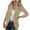 Khaki, variant on Womens Coats Plus Size Women Thin Button Long Sleeve Tops Blouse Shirt Spring Models Solid Small Suit Top