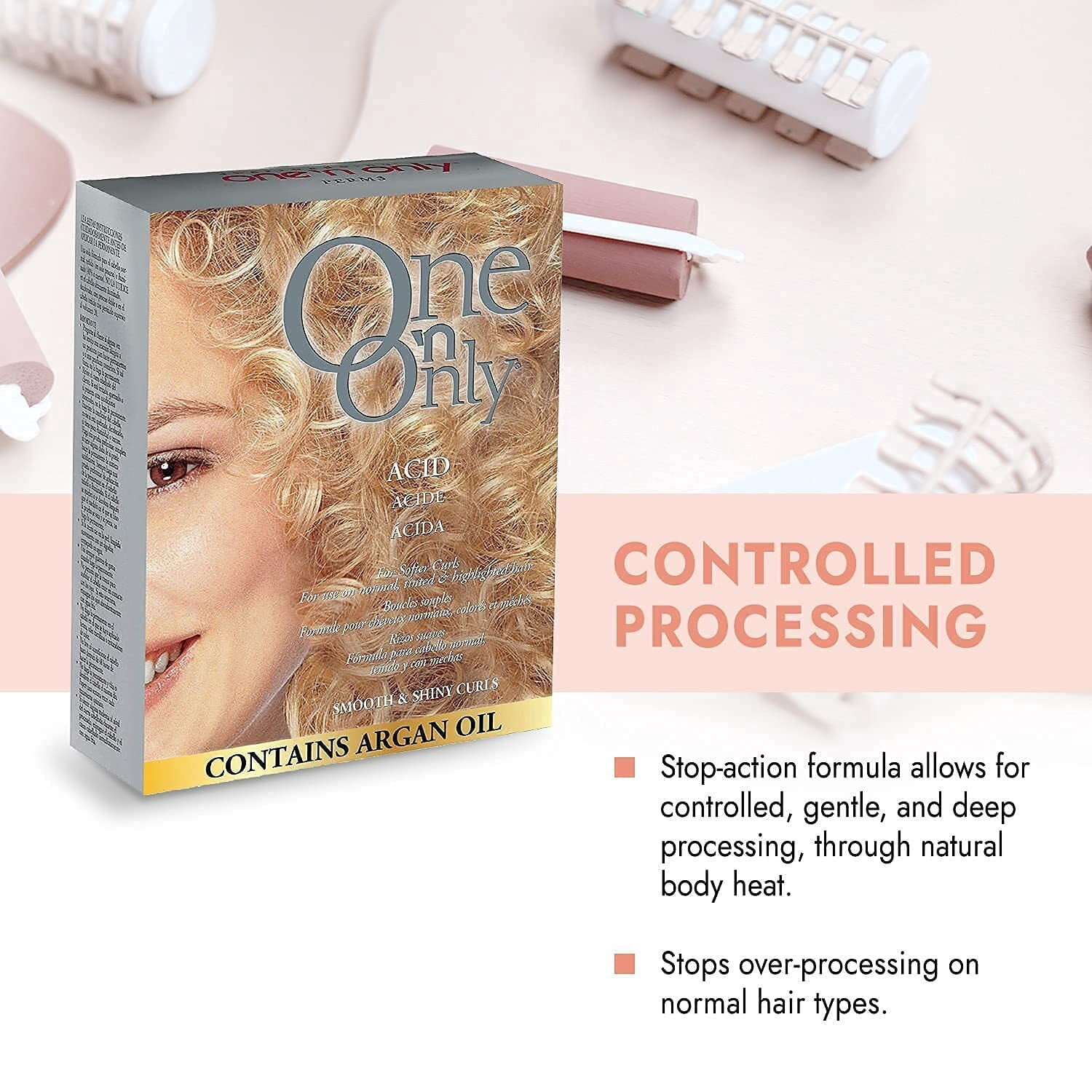 One 'n Only  Acid Perm For Normal , Tinted , Highlighted Hair perm Pack of 4