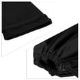 thumbnail image 4 of Uxcell Velvet Lining Double Shoulder Drawstring Soft Badminton Racquet Cover Bag Pouch, Grey/Black 2 Pack, 4 of 6