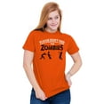 thumbnail image 4 of Please Don’t Feed the Zombies Men's Graphic T Shirt Tees Brisco Brands M, 4 of 6