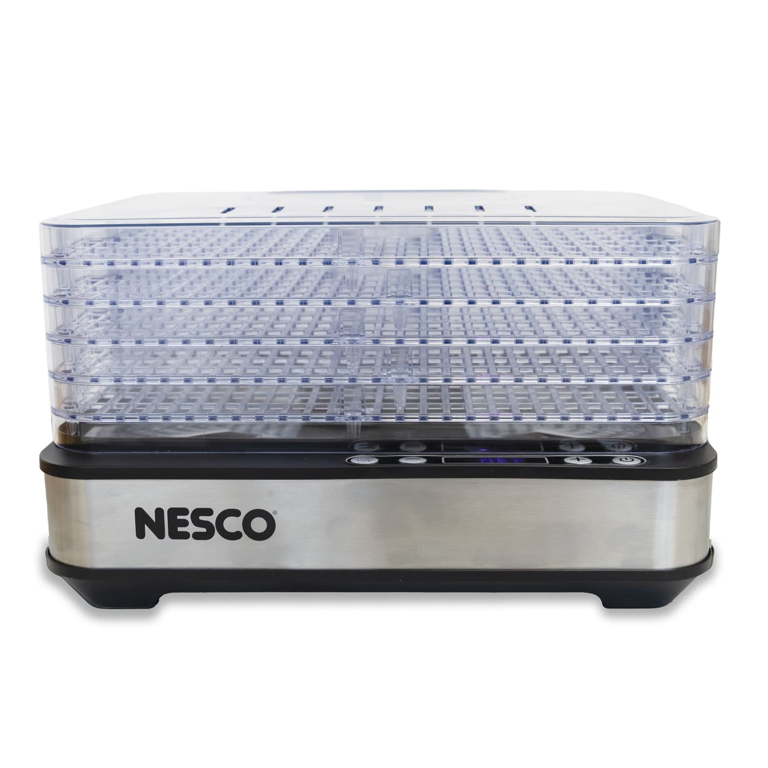 NESCO 5-Tray Rectangular Food Dehydrator, 420W Adjustable Temp