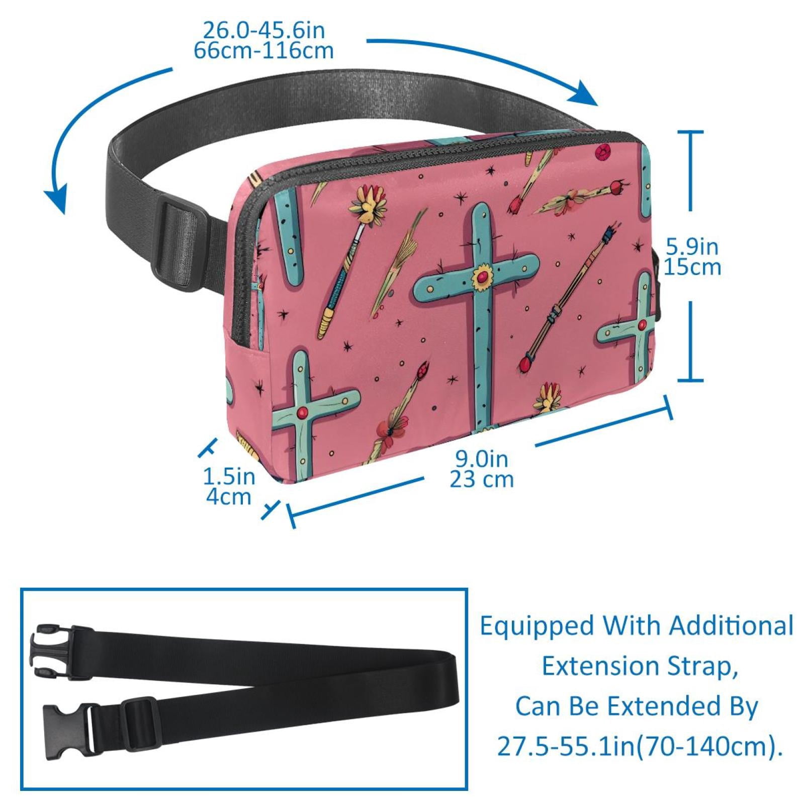 Easter Lightweight Adjustable Waist Pack Fanny Pack Crossbody Bag with Extension Strap Unisex