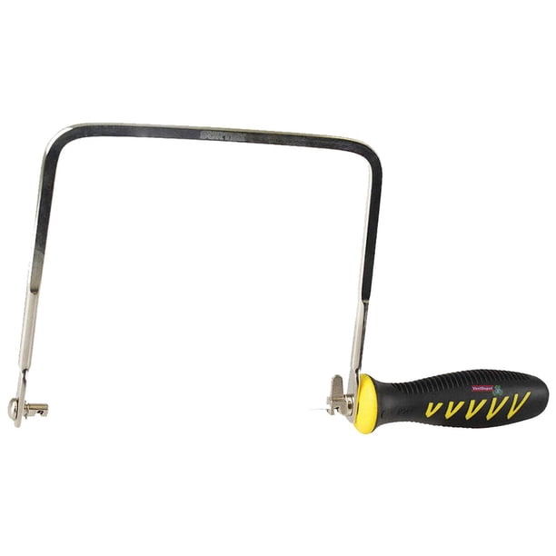 Arco Calador Resistente SquareBlack Para Segueta de 6" 90/45° Ángulo de Corte Bimaterial Calador VentDepot MXSQB-001