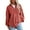 Red 2, variant on Sweatshirts for Women 2024 Zip Front Plain Waffle Shirts Long Sleeve Lapel Patchwork Casual Jumper Tops Loose Comfortable Zipper Drop Shoulder Sport Sweatshirts Hoodie Trendy