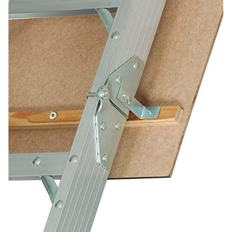 Louisville Ladder AA2210 Elite Aluminum Attic Ladder 375 Pound