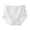 Silver, variant on Fesfesfes Plus Size Briefs for Women Breathable Soft Stretch Panties Underwear With Belly Briefs