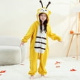 thumbnail image 4 of FYDUU Unisex Kids Animal Onesie Outfit Children'S Hooded Pajamas Cute Jumpsuit Sleepwear Boys Girls Cozy Loungewear Family Matching Outfits Kids Home Wear 11-12 Years, 4 of 9