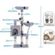 thumbnail image 3 of Árbol de Gatos, 3 Niveles Torre Árbol Rascador con Poste Rascador, Torre Grande para Gatos con Plataforma Acolchada y Pompón,para Gatos Pequeños Medios, 3 of 7