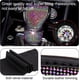 thumbnail image 3 of Bling Bling - Funda para palanca de cambios de coche, cristal brillante, protector de palanca de cambios, accesorios de decoración de coche con diamantes para mujeres (funda para palanca de cambios d, 3 of 5
