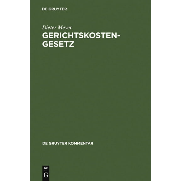 Gerichtskostengesetz : Kommentar