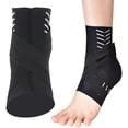 thumbnail image 1 of Ankle Brace, Ankle Brace Compression Wrap Support, Breathable, Stabilizing Ligaments, Pain Relief, Stretch Prevention, Sports Injuries And Recovery, 1 of 5