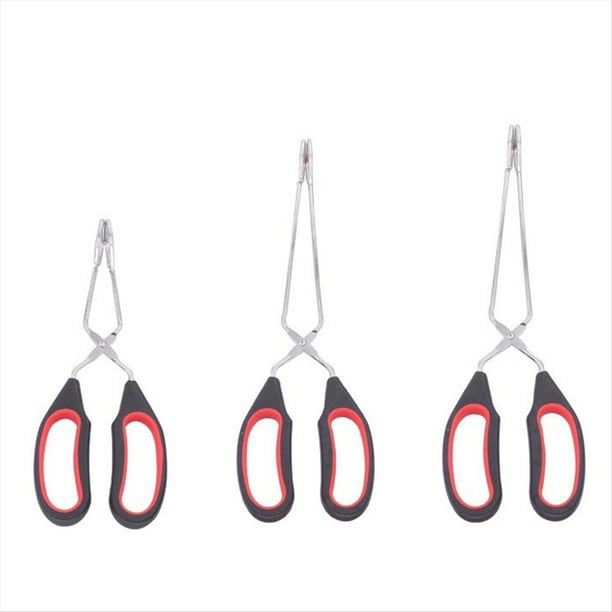 Alicates de Tijera con Manejar Cómodo Alicates de Tijera Extra Largos de Acero Inoxidable para Cocinar Barbacoa