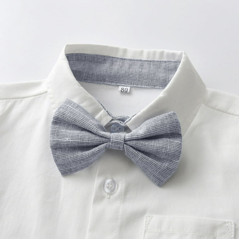 Ramiter Baby Wedding Outfit Boy Semi Formal Outfit 3pcs Sets Short