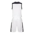 thumbnail image 4 of HOMADLES Teen Boys Sets 2 Piece Soft Tee and Elastic Short Outfits White 13 T, 4 of 5