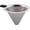 Silver 1cup, variant on Pour Over Coffee Filter Dripper, Stainless Steel Metal Cone Drip Coffee Filter, Paperless and Permanently Reusable, Double Mesh Coffee,Tea Filter for 1-2 Cups
