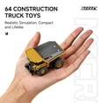 thumbnail image 5 of BRRRRT 1/64 Mini RC Dump Truck Toy, 8-Channel Remote Control Toy with Metal Bed & Light, RC Construction Vehicles, Birthday Gifts for Boys and Girls Age 3+, 5 of 7
