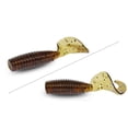 thumbnail image 2 of Toystoory 12 unids/set señuelo de pesca 45mm 1,2g larva Artificial Panfish larva Artificial Crappie trucha Crankbait cebo suave pesca señuelo Pescar color chocolate, 2 of 3