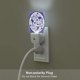 thumbnail image 5 of Fotbe Blue And White Porcelain Pattern Luz Nocturna LED, Luz de Noche con Sensor de Luz Natural de Anochecer a Amanecer, Se Enchufa a la Pared, Blanco Cálido 0.5W-US, 5 of 7