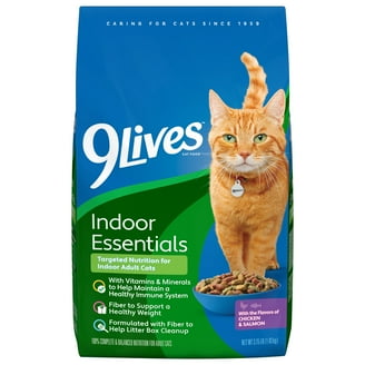 9Lives Indoor Complete Dry Cat Food, 3.47-Pound - Walmart.com