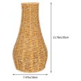 thumbnail image 2 of MIANGASTORE Simulation Rattan Woven Flower Vase Decorative Vase Hand Woven Flower Holder, 2 of 8