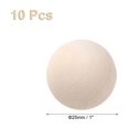 thumbnail image 2 of Uxcell 10Pcs Bolas Redondas de Madera 0.98" Bolas de Manualidades Mini, Esferas de Madera Natural para Manualidades y Proyectos de Bricolaje, 2 of 6