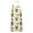 White Highland Cow, variant on Beige Highland Cow Flower Pattern Apron-Garden Aprons for Women with Pockets-Cotton Linen Waterproof Kitchen Cooking Gardening Aprons Adjustable for Kitchen,Cooking,BBQ and Salon 33x27 Inch