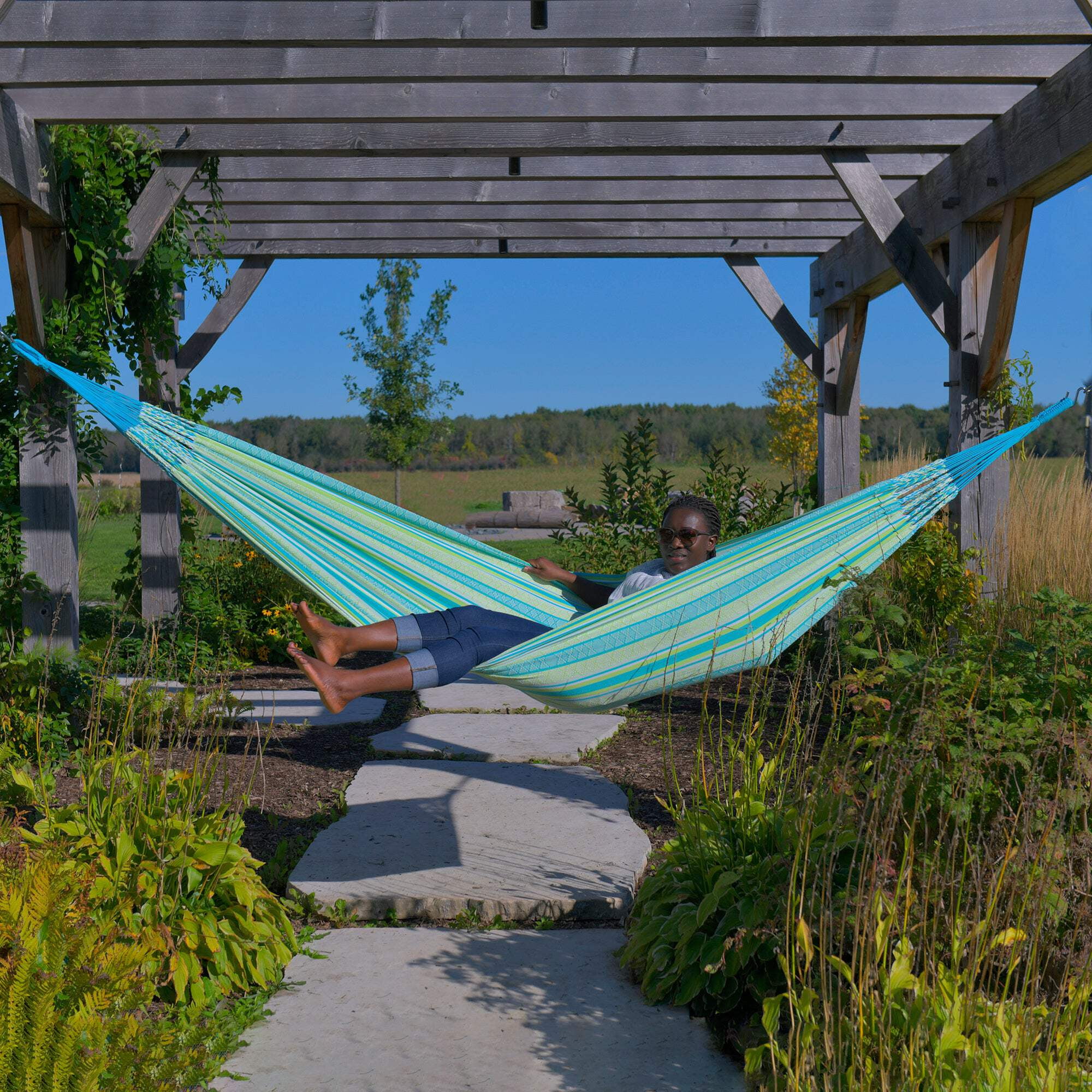 Vivere Latin Freestanding Hammock, Callaina