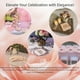thumbnail image 4 of Servilletas de cóctel R&H Party Pink Happy Birthday 100 de 3 capas, 4 of 6