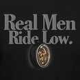 thumbnail image 4 of Rollin Hard Real Men Ride Low Graphic T-Shirt (X-Large, Black), 4 of 4