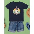 thumbnail image 3 of Retro French Bulldog Sitting T-Shirt Juniors -Image by Shutterstock,  Large, 3 of 4