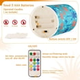 thumbnail image 4 of Cartoon Palm Tree Flameless LED Candle Set with Remote, Battery Operated Color Changing Pillar Candles, Set of 2, 4 of 7