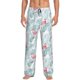 thumbnail image 1 of Fotbe Tropical Flamingo Pantalones de Pijama para Hombre, Pantalones de Dormir, Pantalones de Casa con Cintura Ajustable y Bolsillos-Small, 1 of 6