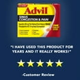 thumbnail image 4 of Advil Sinus Congestion and Pain, Sinus Medicine, Pain Reliever and Fever Reducer With Ibuprofen and Phenylephrine Hcl - 50 Coated Tablets, 4 of 12