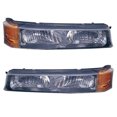 thumbnail image 3 of APA Replacement Headlight Park Signal Lamp for 03 04 05 06 07 2003 2004 2005 2006 2007 Silverado 02 03 04 05 06 2002 2003 2004 2005 2006 Avalanche Set Passenger Right RH Driver Left LH Side, 3 of 3