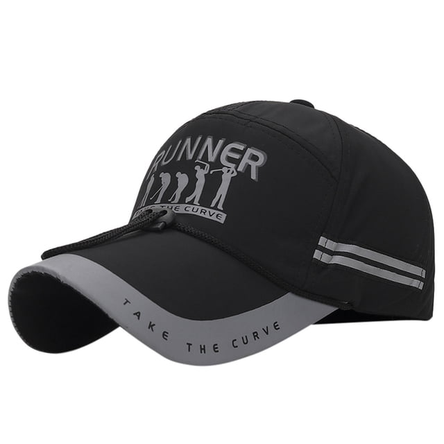 KIHOUT Baseball Cap Reflective Running Cap A Quick Dry Hat for Men the 360 Sports Cap