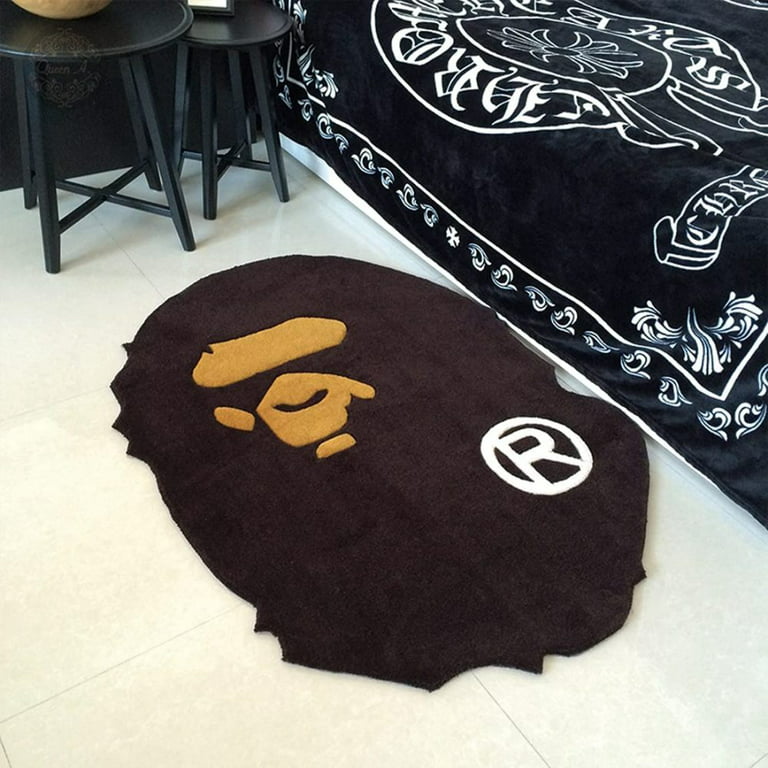 Fulenqnu A Bathing Ape Bape Carpet Rug Monkey Home Decoration Door Mat Floor 12090cm Com