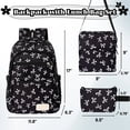 thumbnail image 4 of Large Capacity Backpack Student Back-to-School Lovely Bows Carry on Bag,Lightweight Travel Daypack, 4 of 8