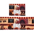 thumbnail image 1 of 2 Pieces 3D Wine Decor Themed Kitchen Mats and Rug Set Kitchen Mat - Water Absorb Microfiber Kitchen Rug Wine Decorations for Kitchen 17"x47"+17" x23" Wine Glass Rugs, 1 of 6