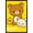 Black Framed Version, variant on Rilakkuma - Trio Wall Poster with Push Pins, 22.375" x 34"
